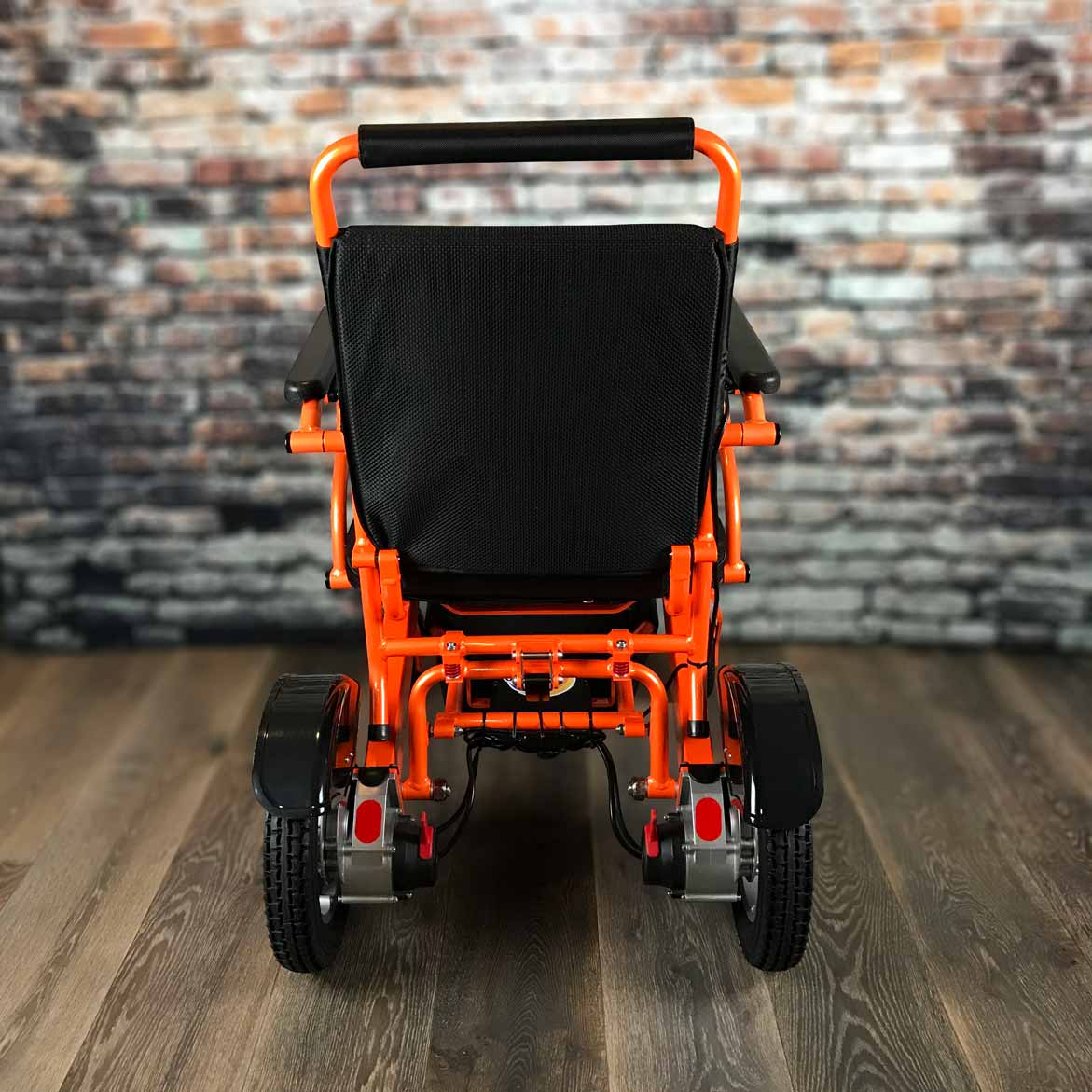 HeavyDuty FOLD & GO Electric Wheelchair® (Orange)