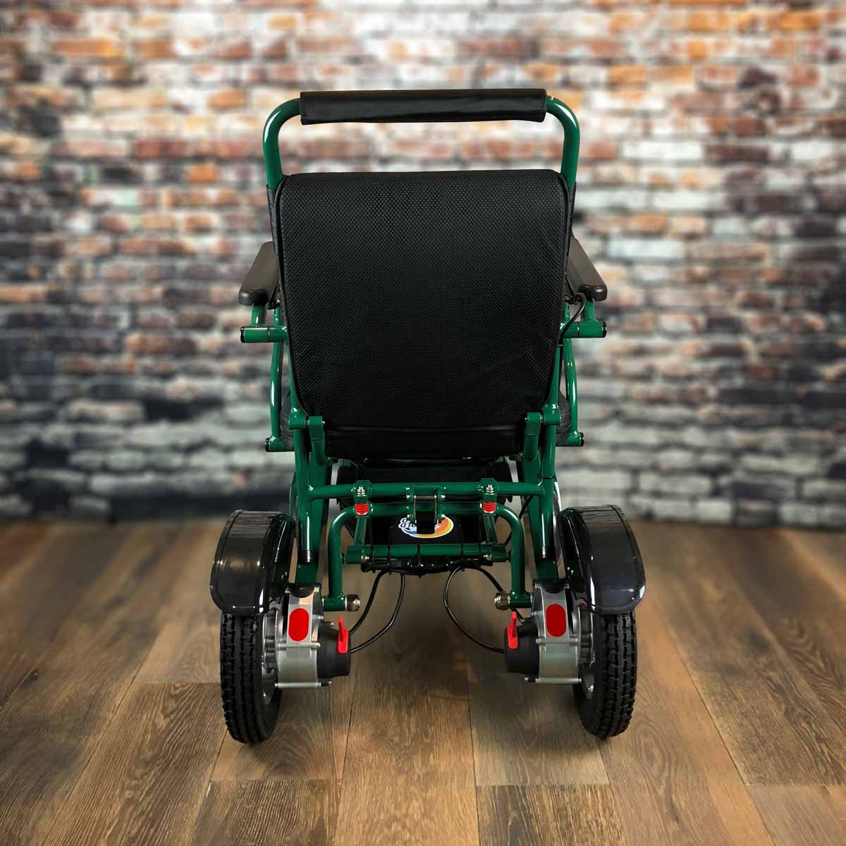 HeavyDuty FOLD & GO Electric Wheelchair (Green)