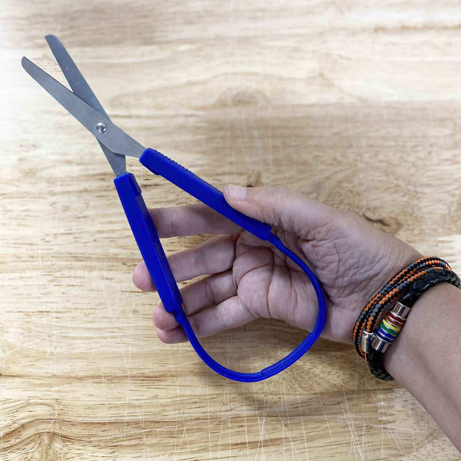 Loop Scissors For Kids Easy Grip Easy Opening Adapted Scissors For
